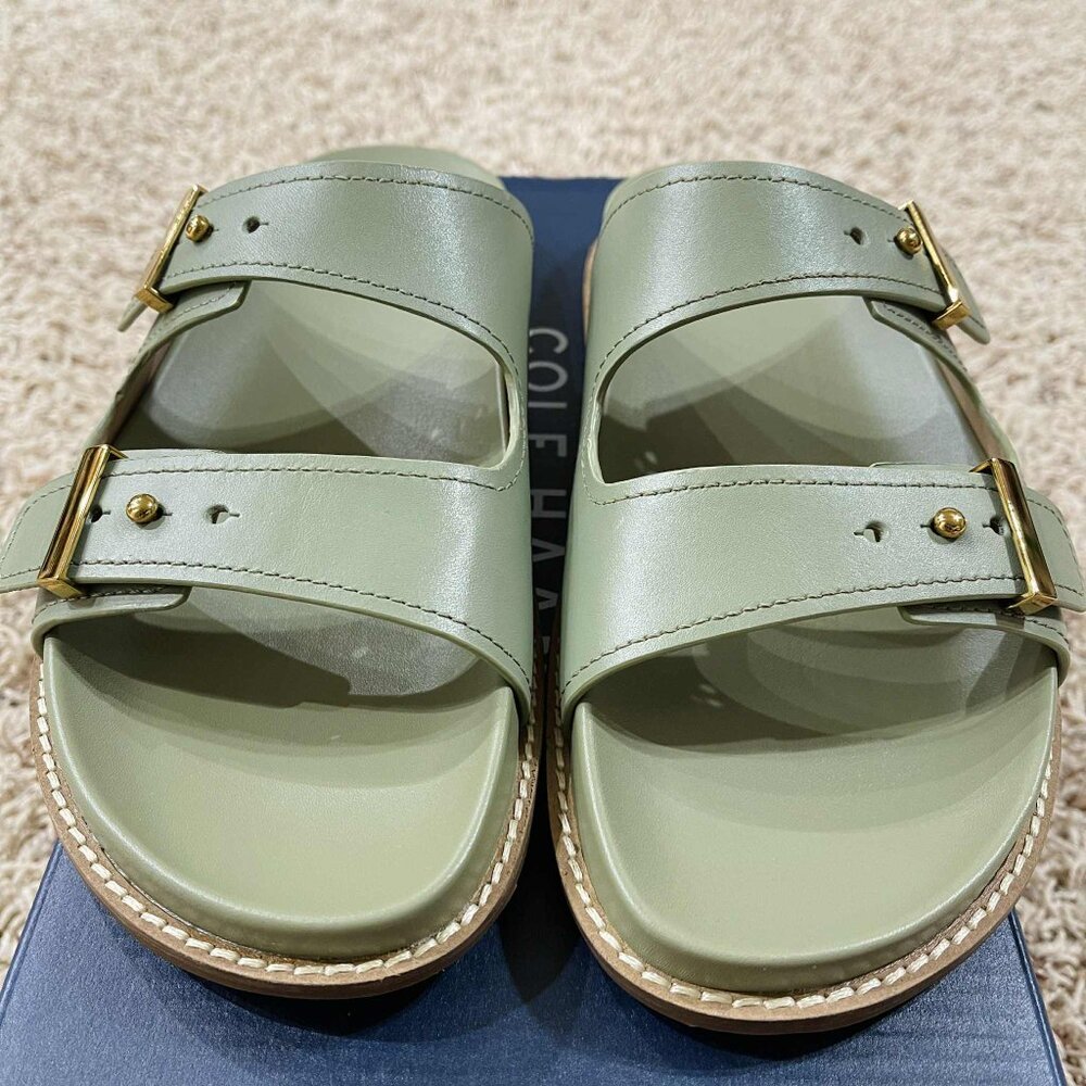 Cole Haan Women's Marisol Footbed Sandals Shoes Oil Green, Size 9 (New in Box) - Picture 9 of 16